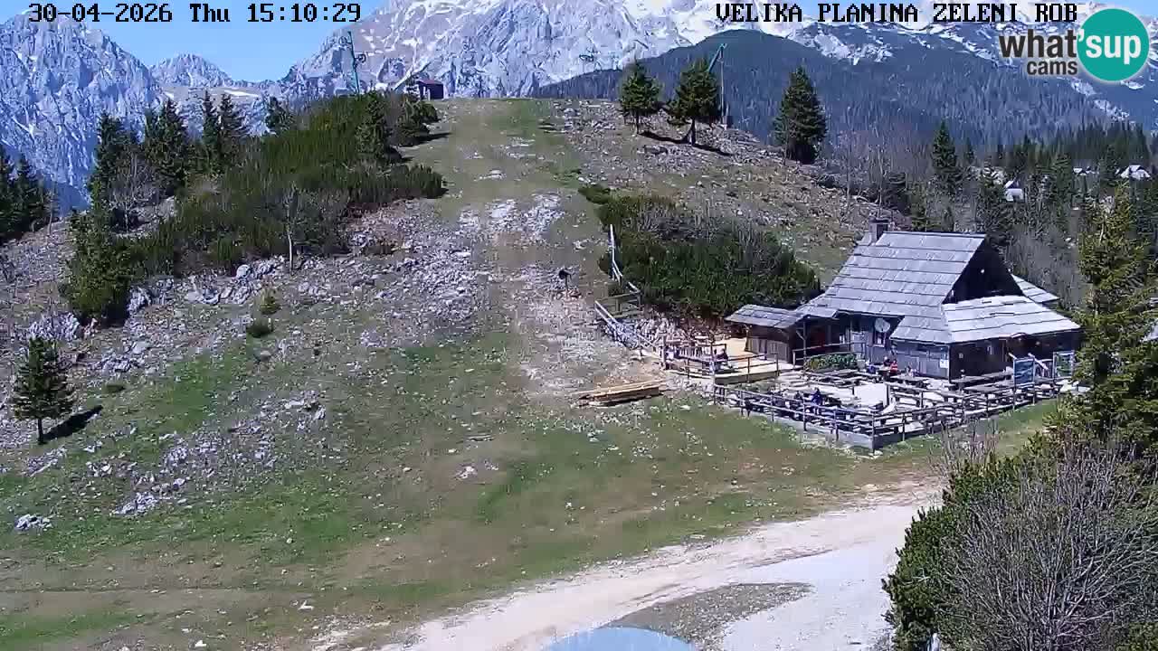 Zeleni Rob – Webcam live | Velika Planina