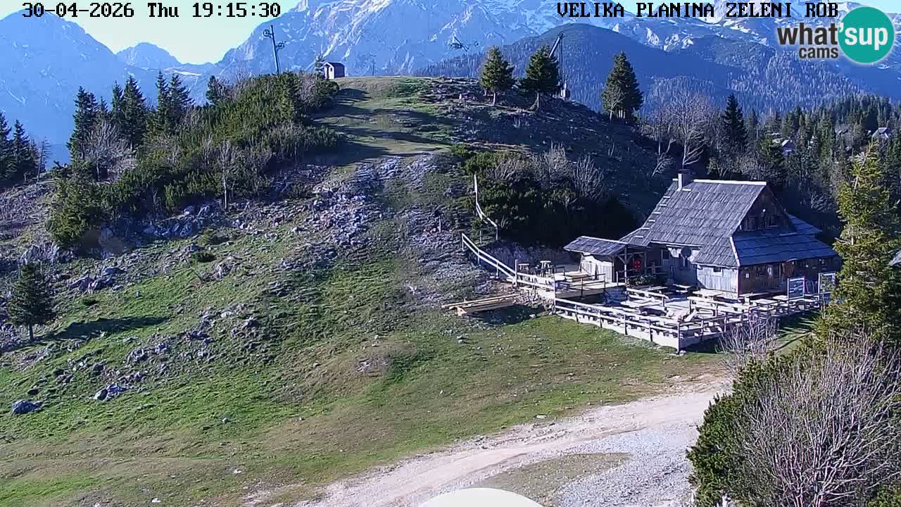 Zeleni Rob | Webcam live Velika Planina