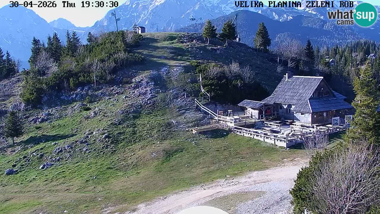 Zeleni Rob – Webcam live | Velika Planina
