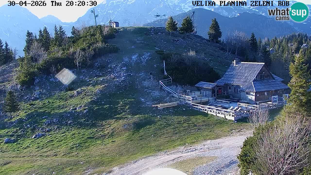 Zeleni Rob – Webcam live | Velika Planina