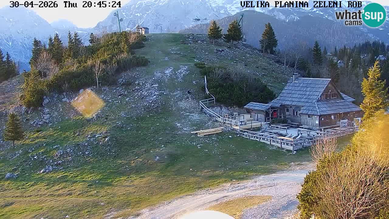 Zeleni Rob – Webcam live | Velika Planina