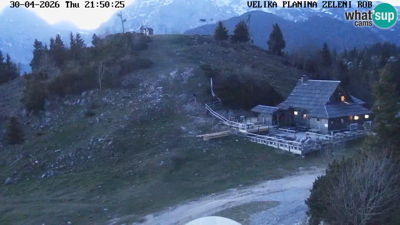 Zeleni Rob – Webcam live | Velika Planina