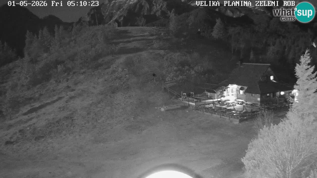 Zeleni Rob | Web kamera Velika Planina