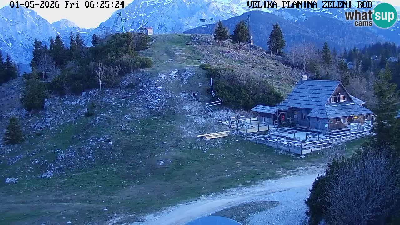 Zeleni Rob | Web kamera Velika Planina