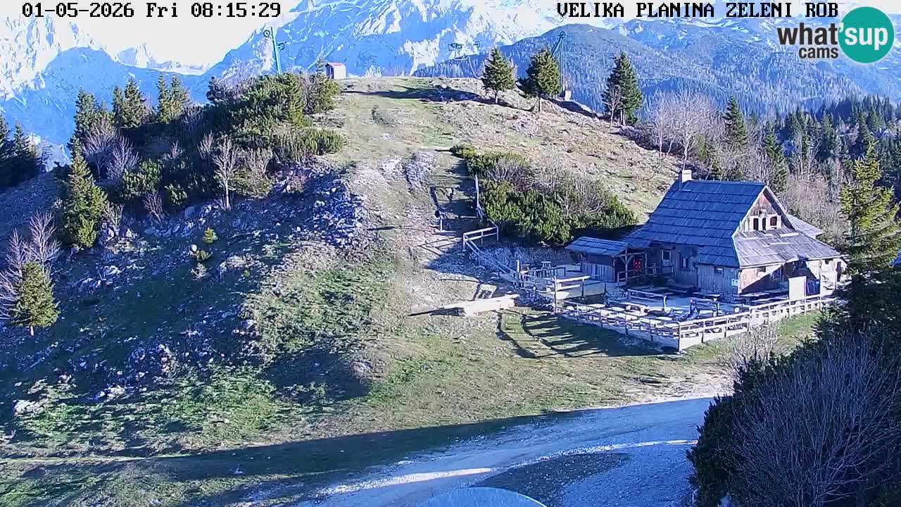 Zeleni Rob – Webcam live | Velika Planina
