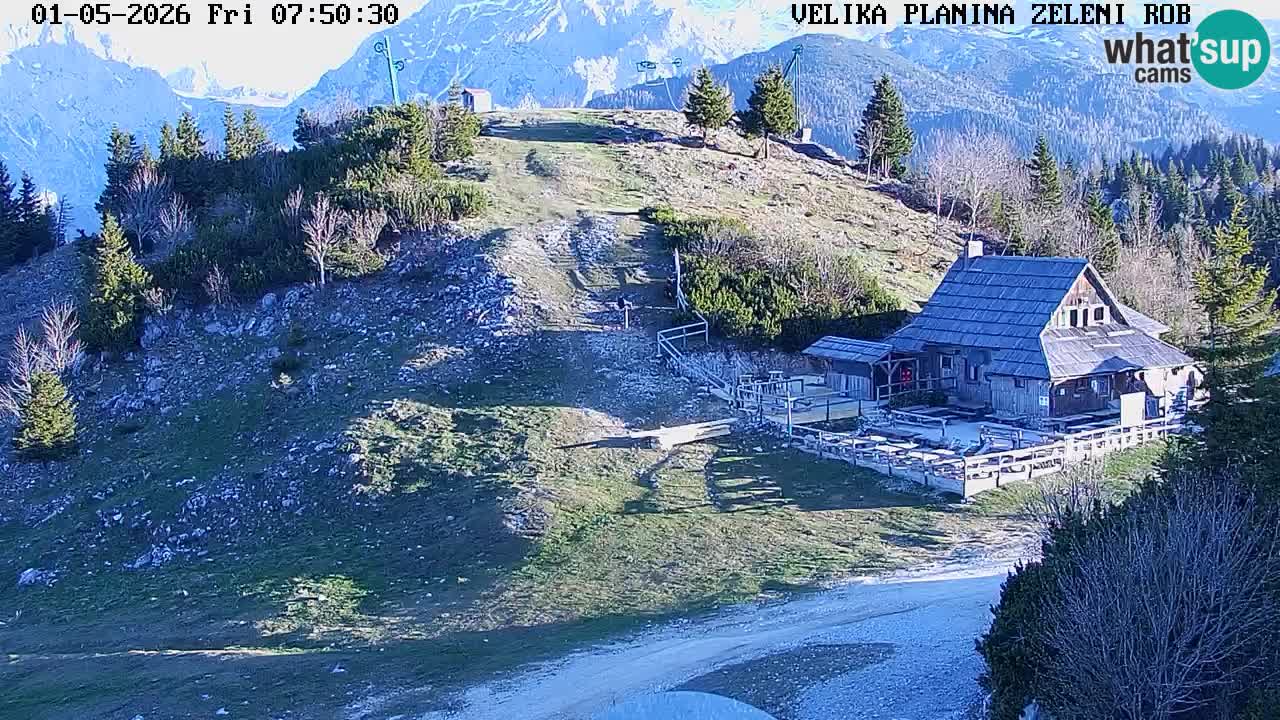 Zeleni Rob | Webcam live Velika Planina