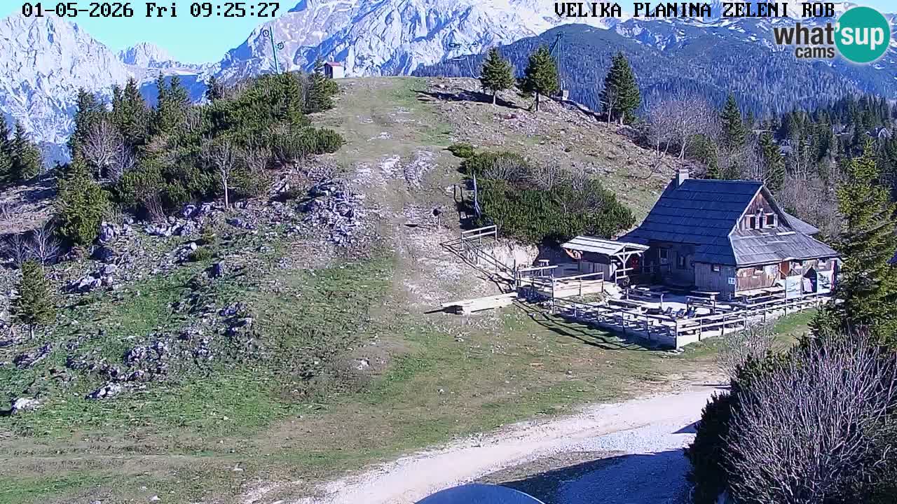 Zeleni Rob – Webcam live | Velika Planina