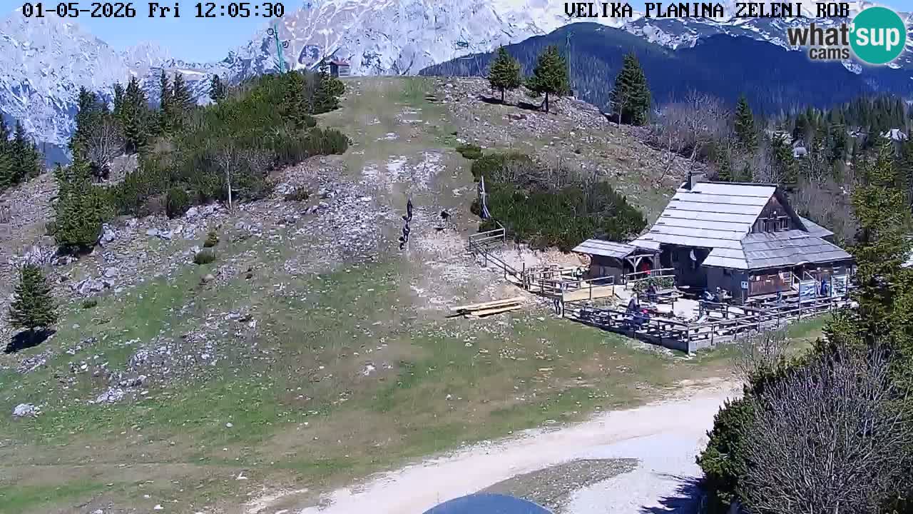 Zeleni Rob – Webcam live | Velika Planina