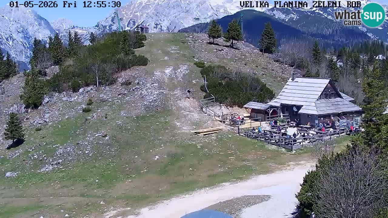 Zeleni Rob | Webcam live Velika Planina