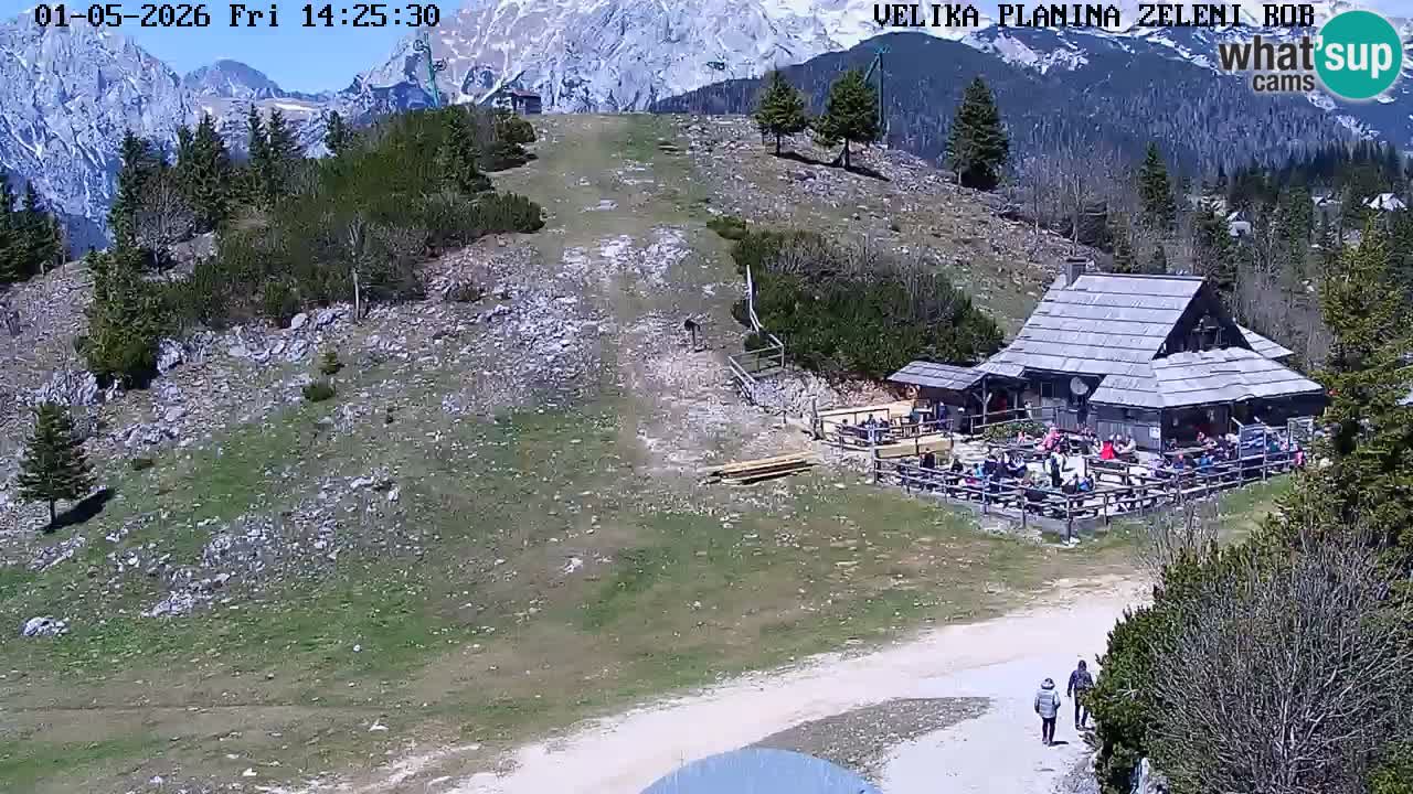 Zeleni Rob – Webcam live | Velika Planina