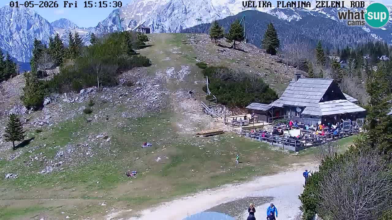 Zeleni Rob – Webcam live | Velika Planina