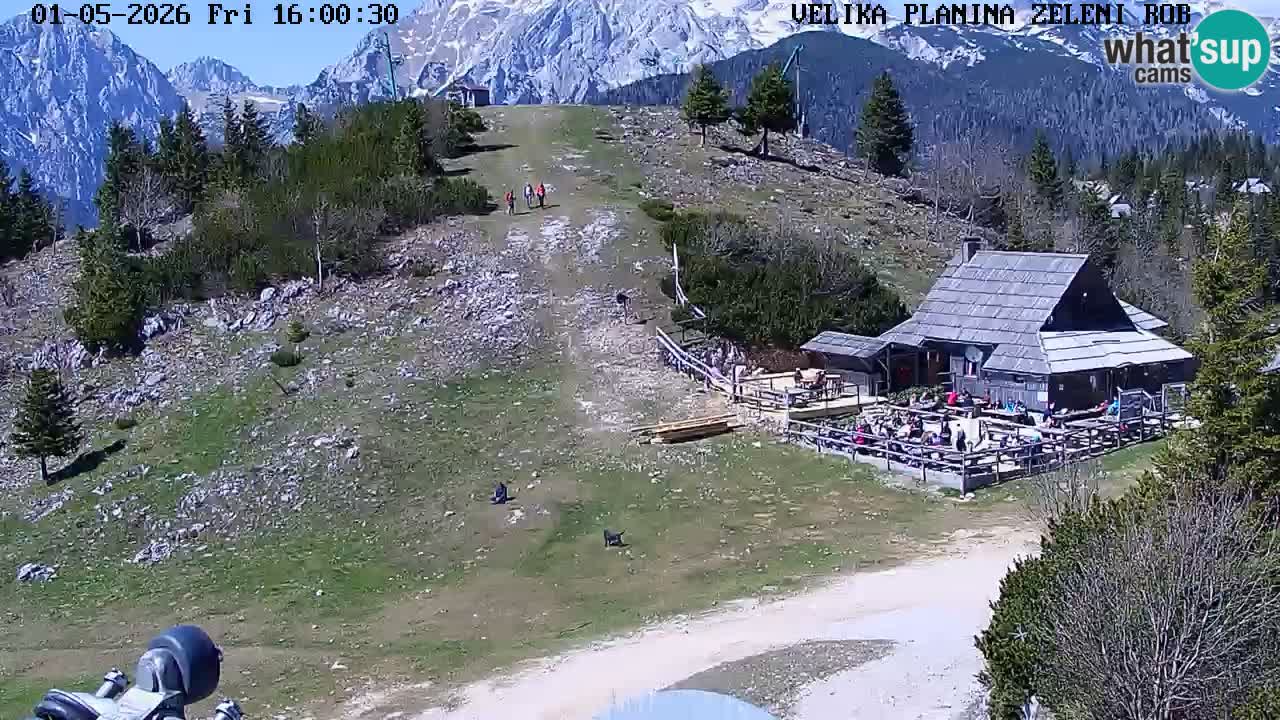 Zeleni Rob – Webcam live | Velika Planina