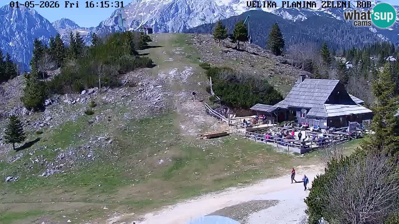 Zeleni Rob | Web kamera Velika Planina