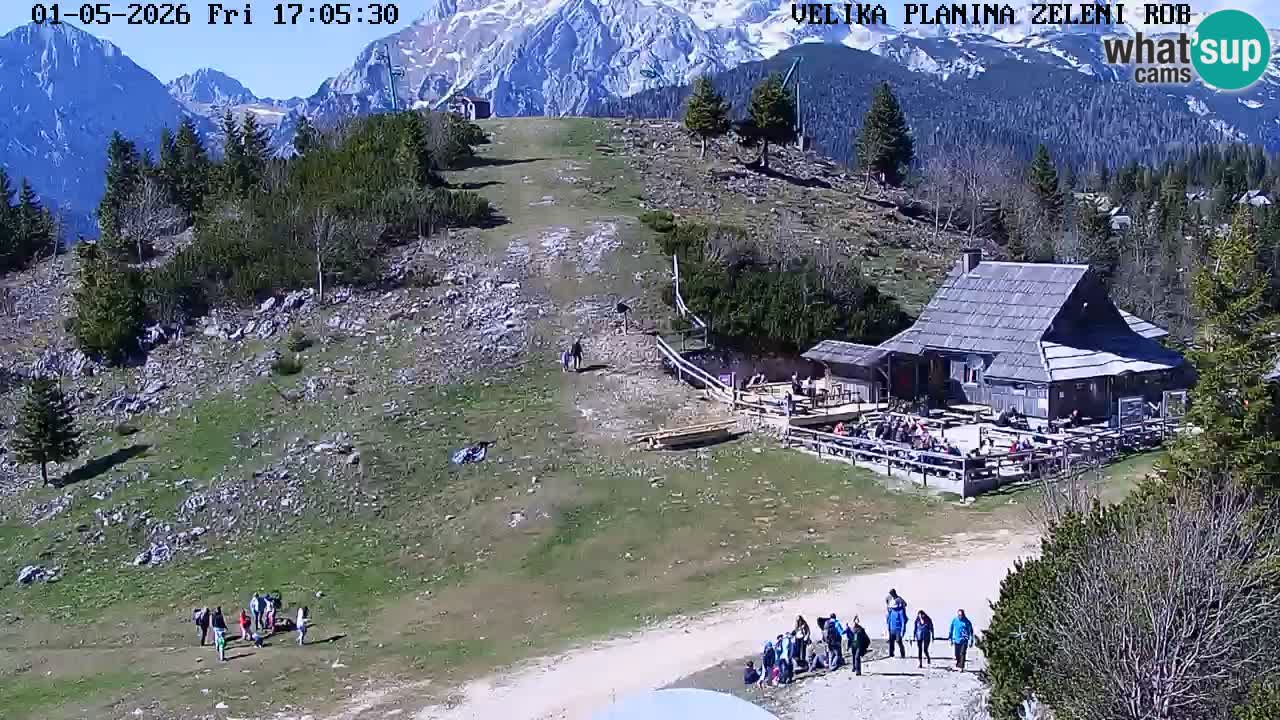 Zeleni Rob | Web kamera Velika Planina