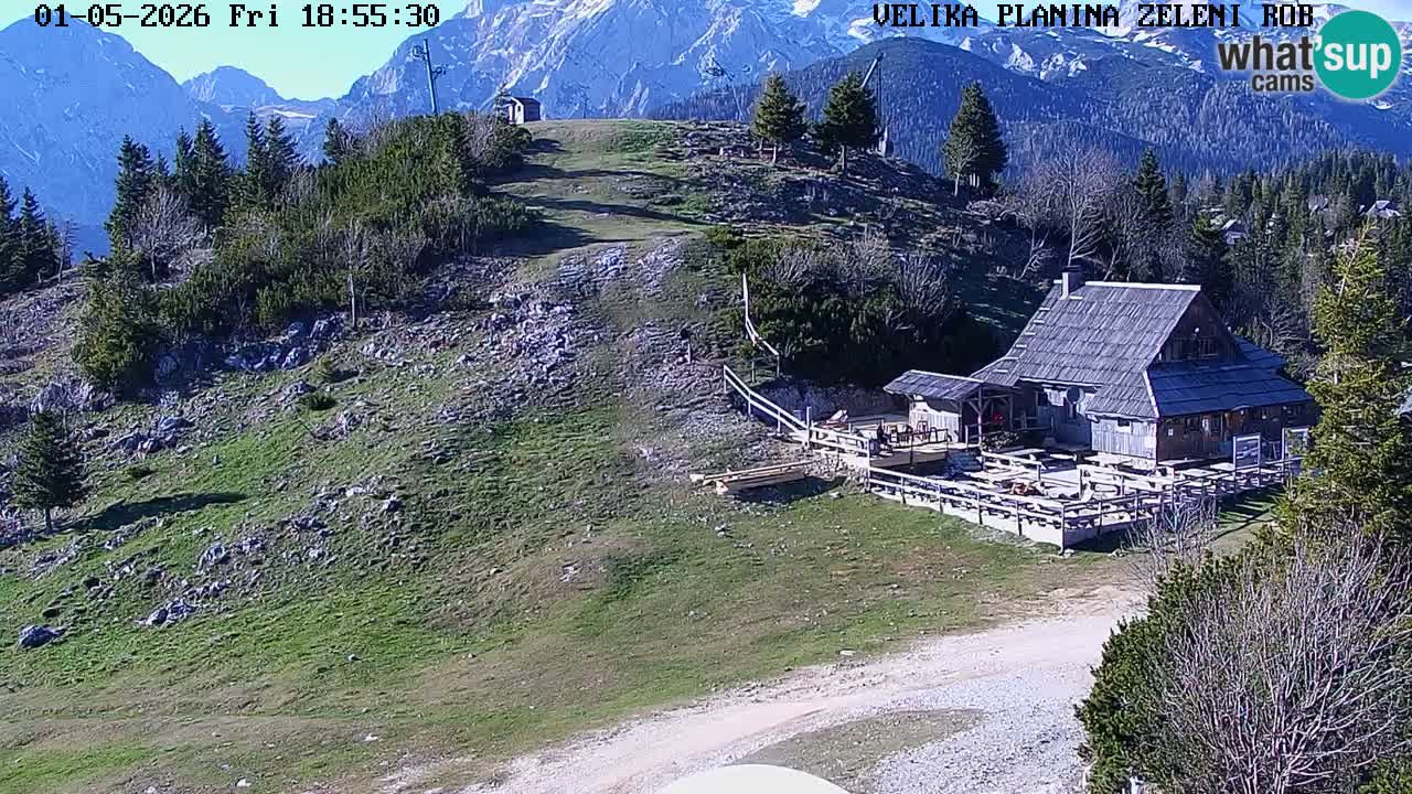Zeleni Rob – Webcam live | Velika Planina