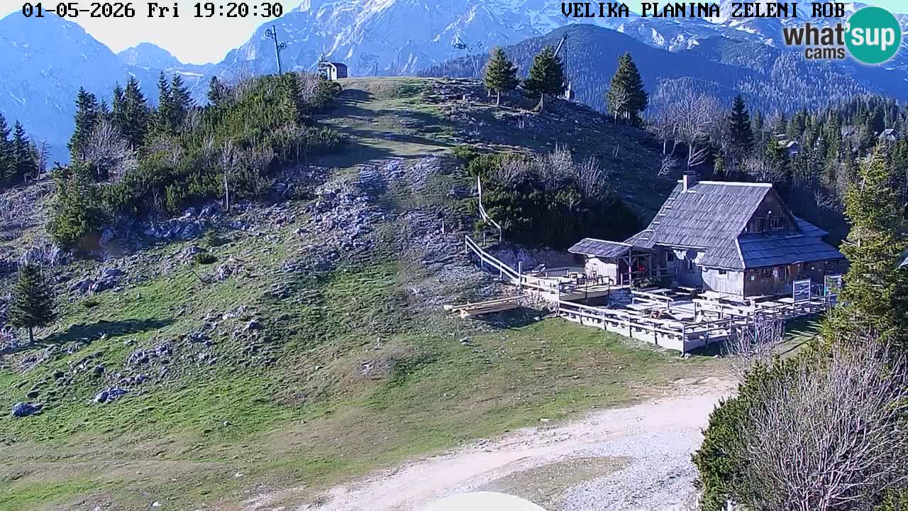 Zeleni Rob | Web kamera Velika Planina
