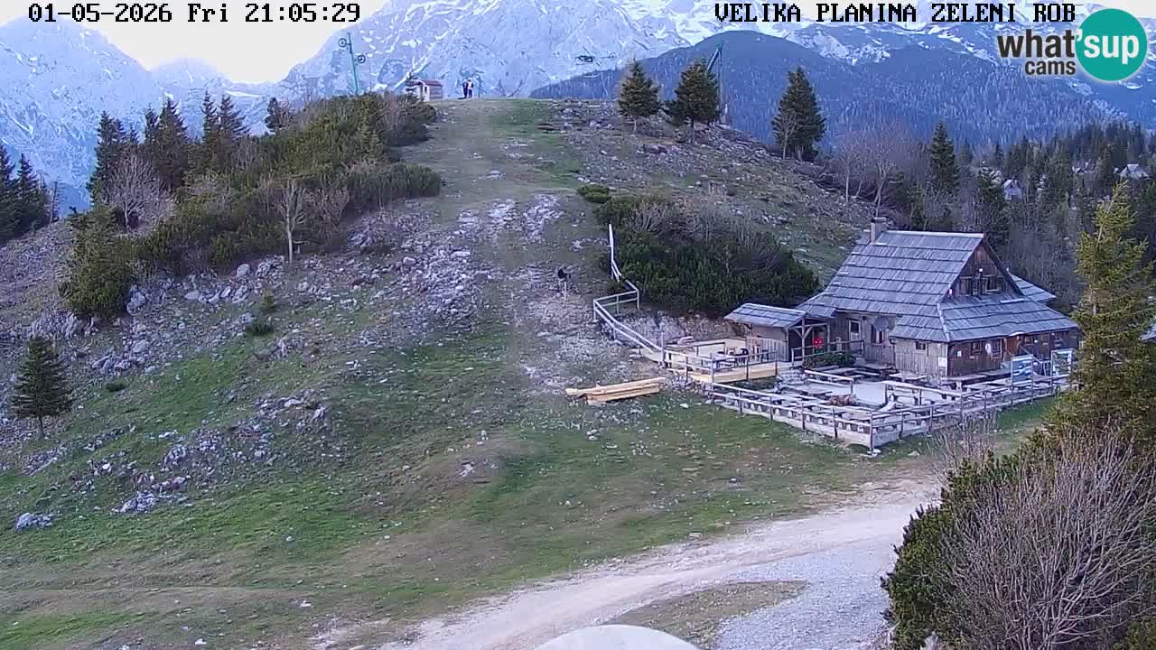 Zeleni Rob – Webcam live | Velika Planina