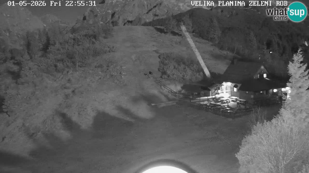 Zeleni Rob | Webcam en vivo Velika Planina