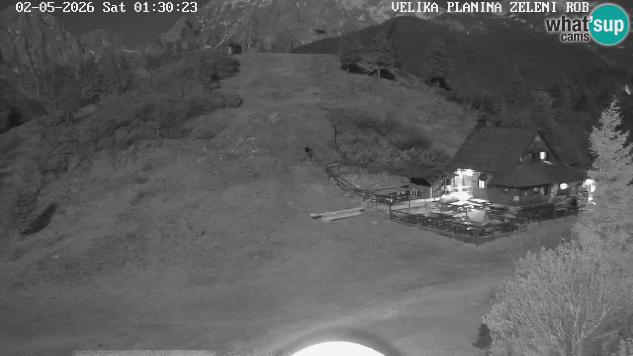 Zeleni Rob | Webcam en vivo Velika Planina