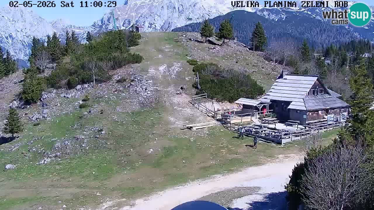 Zeleni Rob | Webcam live Velika Planina