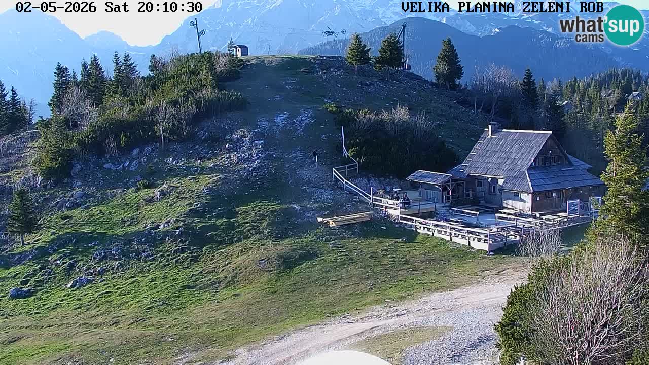 Zeleni Rob – Webcam live | Velika Planina