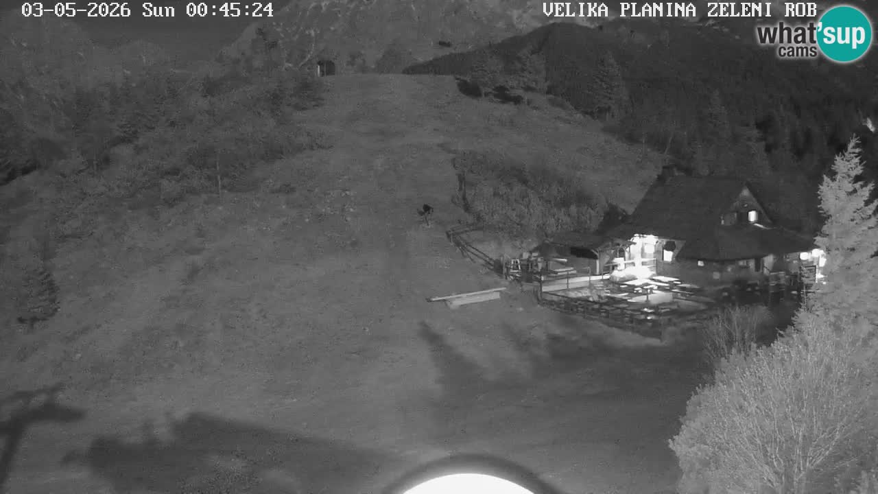 Zeleni Rob | Web kamera Velika Planina