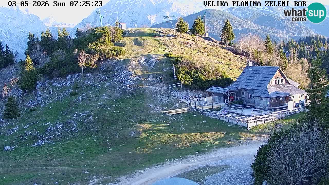Zeleni Rob – Webcam live | Velika Planina