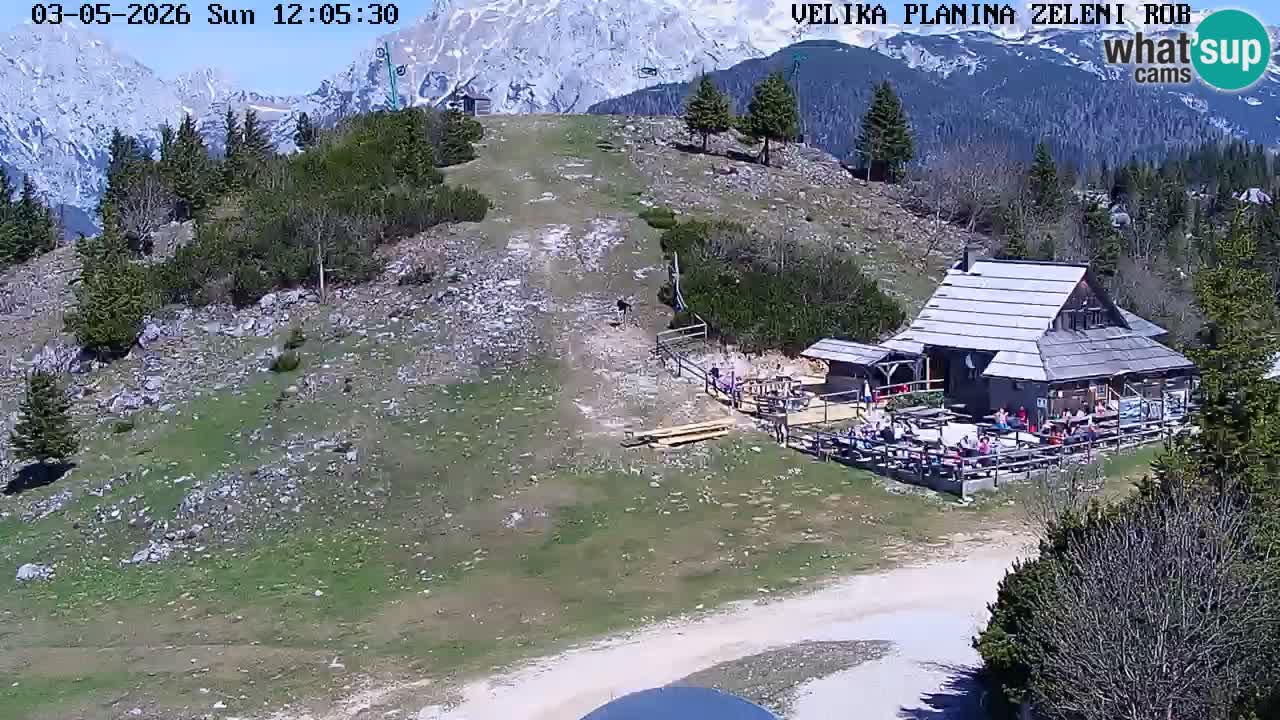 Zeleni Rob – Webcam live | Velika Planina