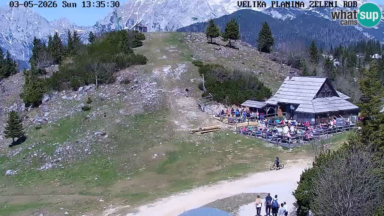 Zeleni Rob – Webcam live | Velika Planina