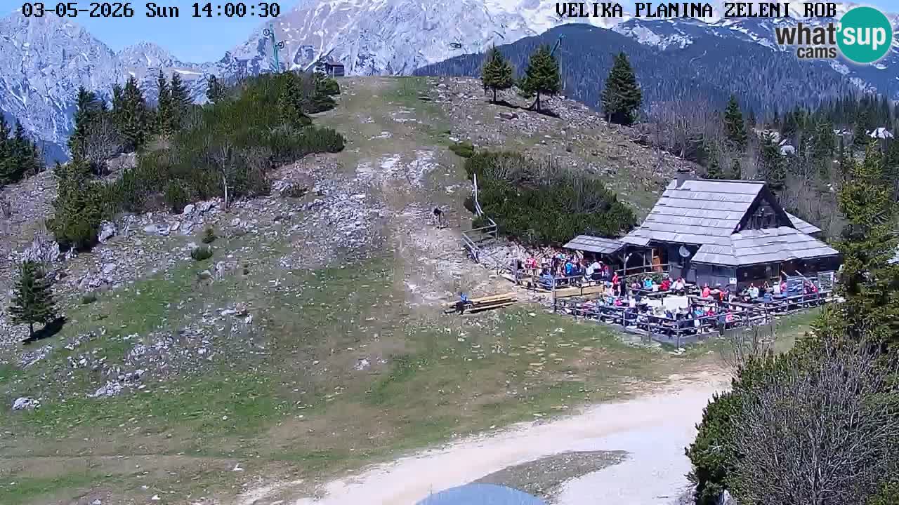 Zeleni Rob – Webcam live | Velika Planina