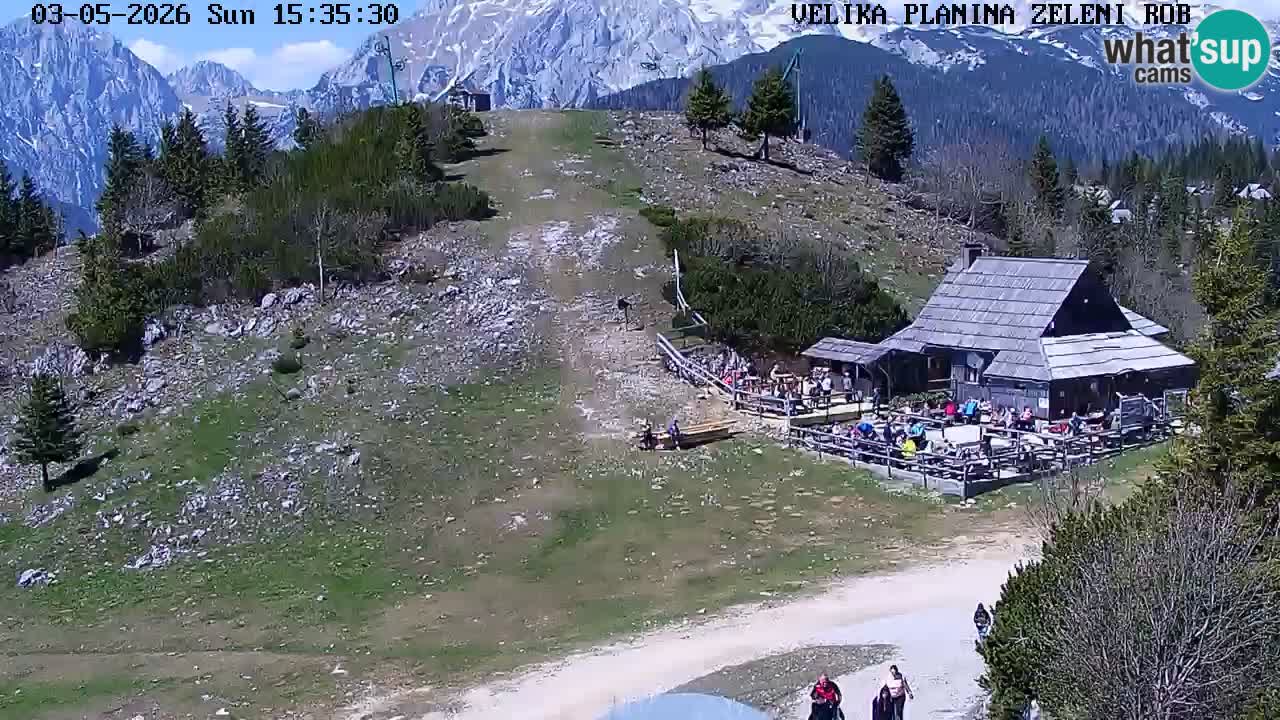 Zeleni Rob – Webcam live | Velika Planina