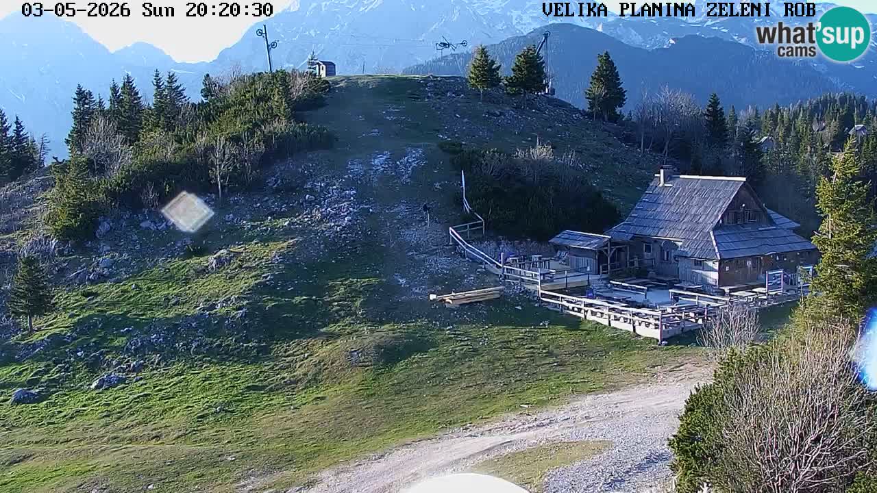 Zeleni Rob – Webcam live | Velika Planina