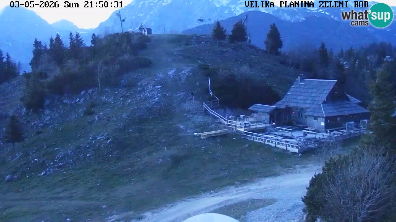 Zeleni Rob – Webcam live | Velika Planina