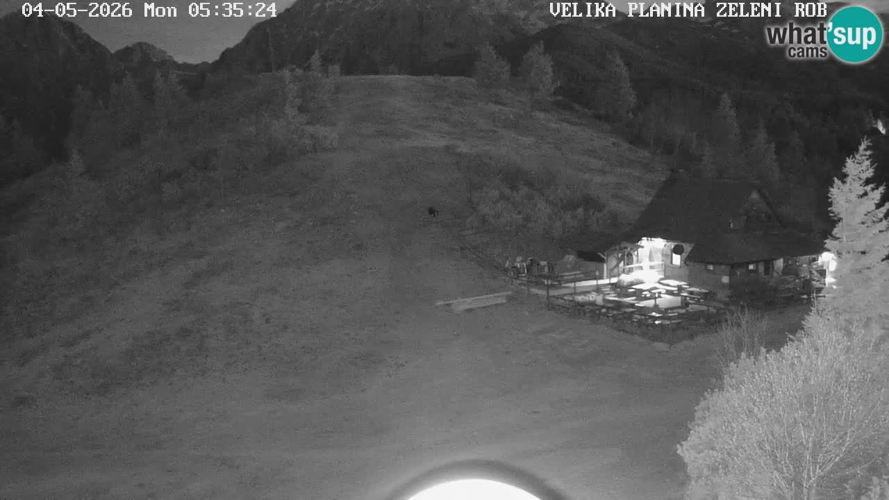 Zeleni Rob – Webcam live | Velika Planina