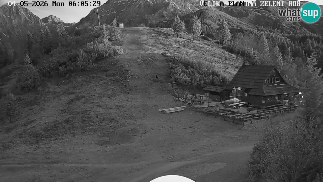 Zeleni Rob | Web kamera Velika Planina
