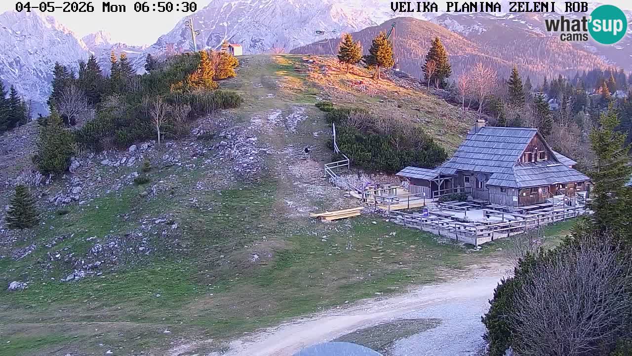 Zeleni Rob | Webcam live Velika Planina