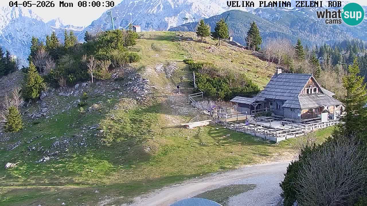Zeleni Rob | Webcam live Velika Planina