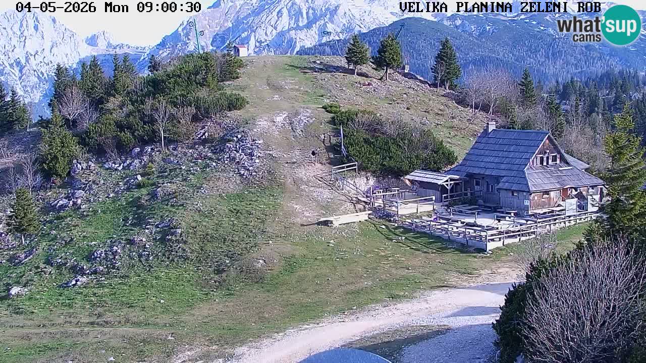 Zeleni Rob | Webcam live Velika Planina