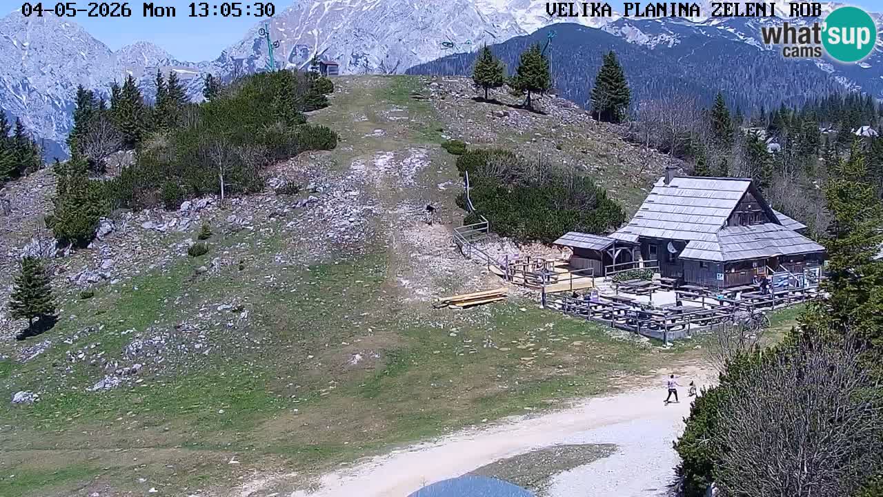 Zeleni Rob – Webcam live | Velika Planina