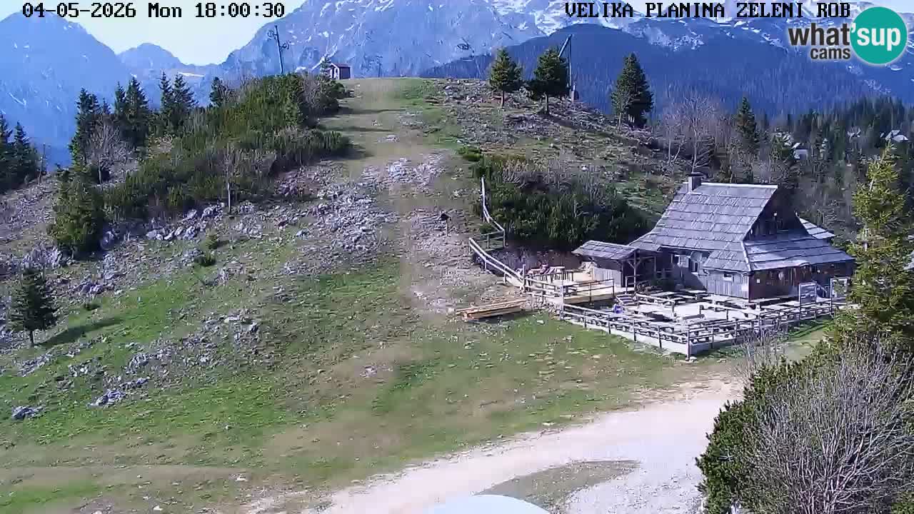 Zeleni Rob | Webcam live Velika Planina