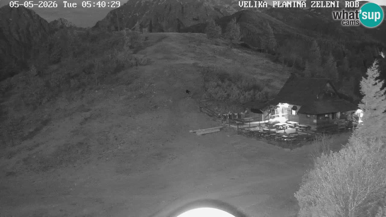 Zeleni Rob – Webcam live | Velika Planina