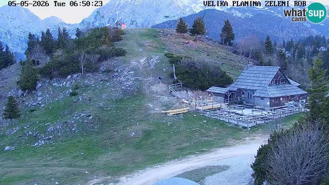 Zeleni Rob – Webcam live | Velika Planina