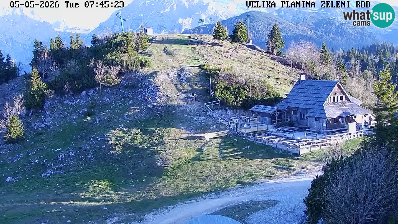 Zeleni Rob – Webcam live | Velika Planina