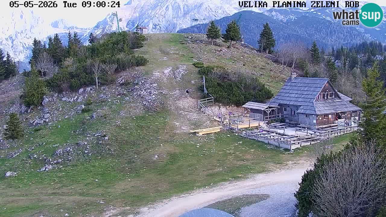 Zeleni Rob – Webcam live | Velika Planina