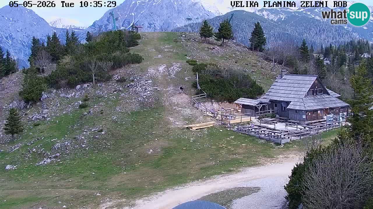 Zeleni Rob – Webcam live | Velika Planina