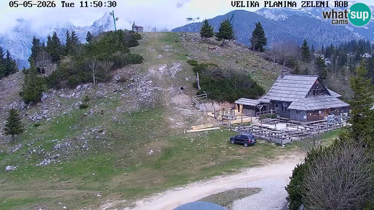 Zeleni Rob – Webcam live | Velika Planina