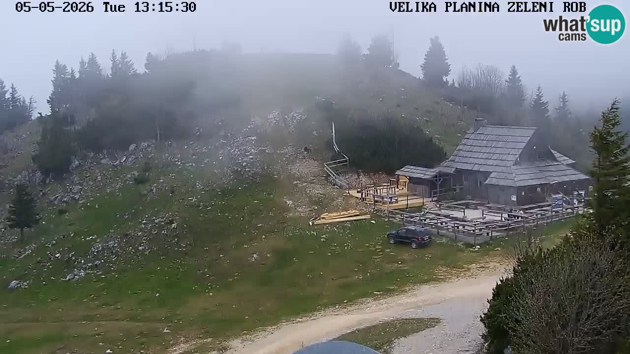Zeleni Rob – Webcam live | Velika Planina