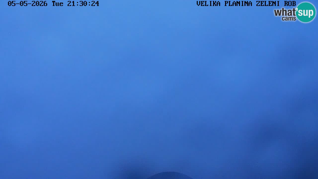 Zeleni Rob | Webcam en vivo Velika Planina