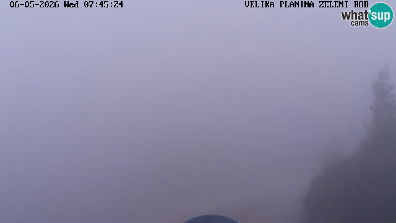 Zeleni Rob – Webcam live | Velika Planina
