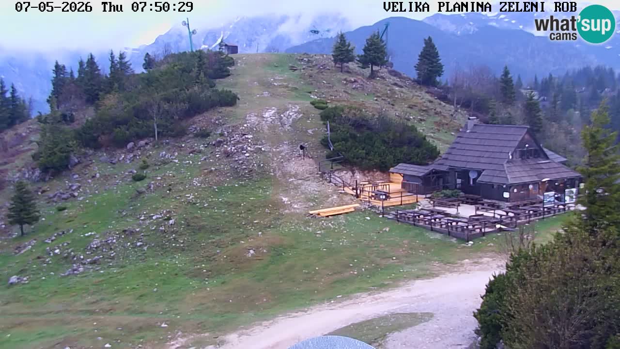 Zeleni Rob | Web kamera Velika Planina
